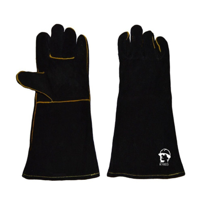 Краги черные с подкладкой 41см (1603) 1/60