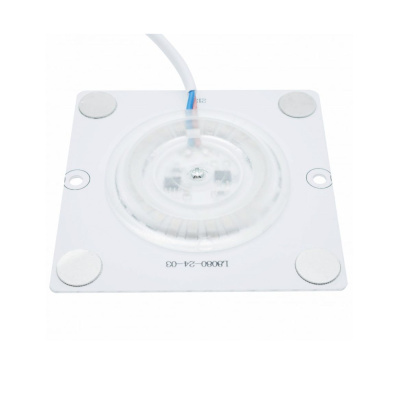 Модуль APEYRON  св/д с драйвером 12W(960lm) 6500К 6K 80x80 линз.рассеив. на магнитах IP20 2835 02-20