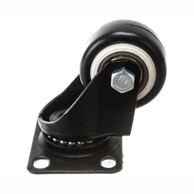 Колесо черн. рез.  поворот.   40мм