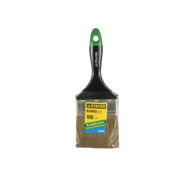 Кисть плоская STAYER "AQUA-KANEKARON", искуст.щетина, дер.ручка, 100мм