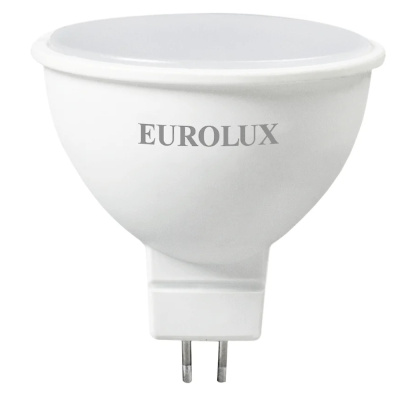 Лампа светодиодная LL-E-MR16-7W-230-4K-GU5.3 (рефлектор, 7Вт, нейтр., GU5.3) Eurolux 76/2/24