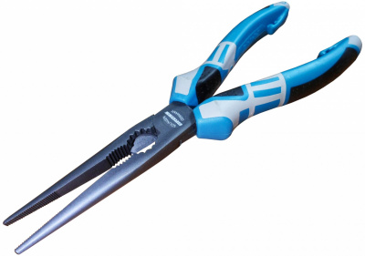 Длинногубцы GROSS 205мм прямые трехкомп. рукоятки