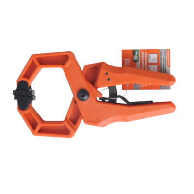 Струбцина клещеобразная с храповым механизмом, длина 200мм, зев 50мм, Sturm!