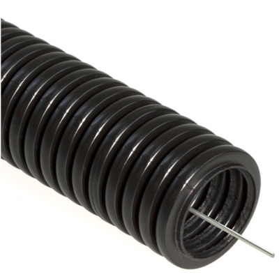 Труба гофрированная ПНД Строительная безгалогенная (HF) с/з д20