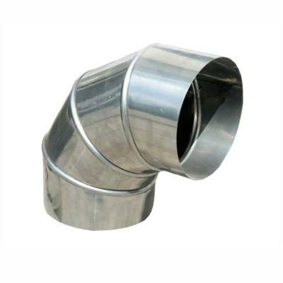 Отвод 90" D125 0,55мм