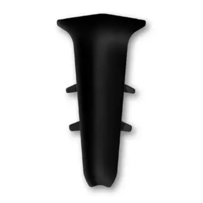 Угол для плинтуса 70мм "Деконика" Черный / 007 внутренний 20