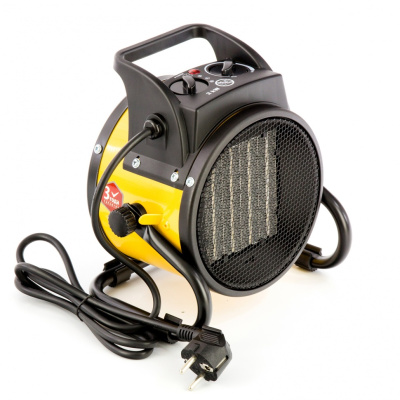 Тепловая пушка, керамический нагреватель (тепловентилятор) DHC 2-100, 220В, 0,025/1/2 кВт// Denzel