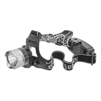 Фонарь светодиодный NPT-H08--ACCU 1LED налобный пластик+металл