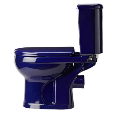 Унитаз-компакт "Ирида-Антивсплеск" Стандарт +сиденье п/п СИНИЙ  УКЛАД ,1реж. арм. УКЛАД