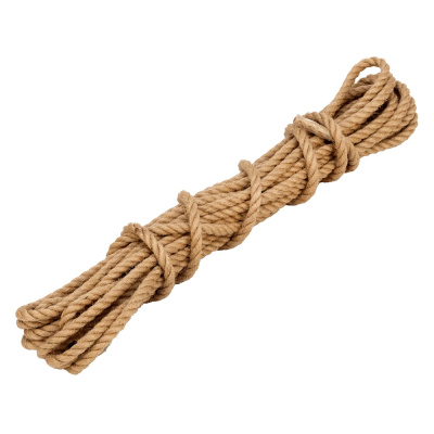 Веревка крученая джутовая д.8