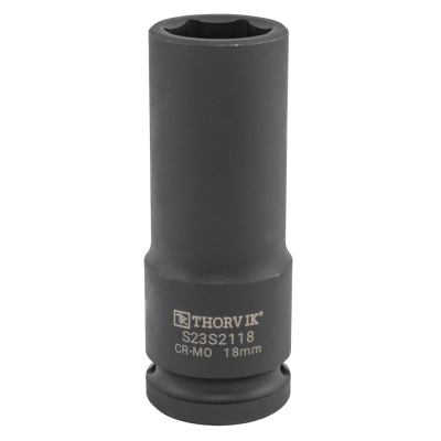 Головка торцевая ударная глубокая 1/2"DR, 18 мм S23S2118 