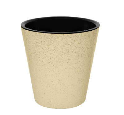 Горшок для цветов "Pepper" D230 мм, 5л с дренажной вставкой (Светло-бежевый)