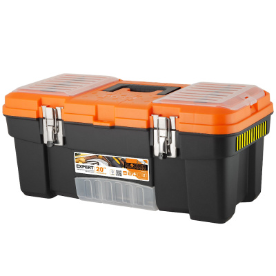 Ящик для инструмента "EXPERT" №20 (508*256*225 мм) черный/оранжевый BLOCKER BR3931