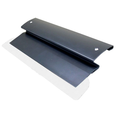 Шпатель-правило 400 мм, смен. лезвие 0,5, нерж., "DECOR"