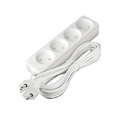 Удлинитель бытовой ТМ Союз 1300 Вт 4 гнезда ШВВП 3м