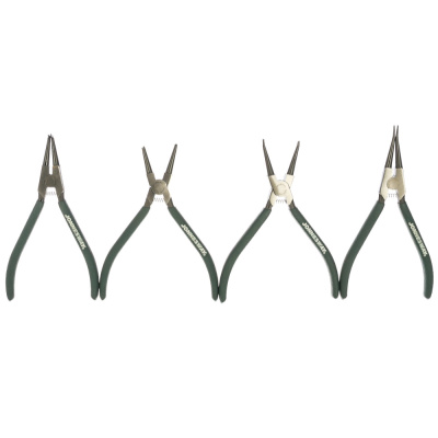 Набор щипцов для стопорных колец "разжим и сжим" 7", 4 предм.