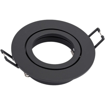 Светильник встраиваемый алюминиевый KL86 BK MR16/GU5.3 черный