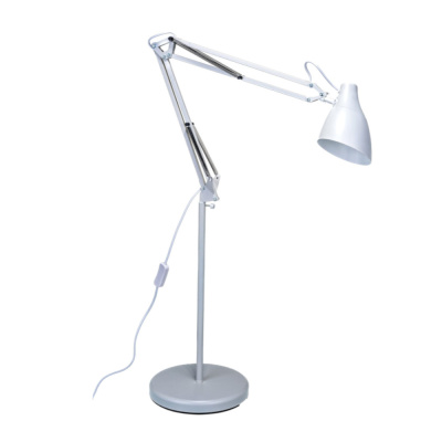 Светильник напольный торшер 40W E27 1750x200 металл/белый Camelion LOFT KD-332 C01 