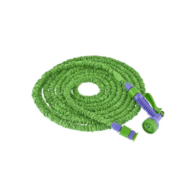 Набор поливочный, усиленый растягивающийся шланг 15м, 7-реж пистолет, соед., адаптер// Palisad