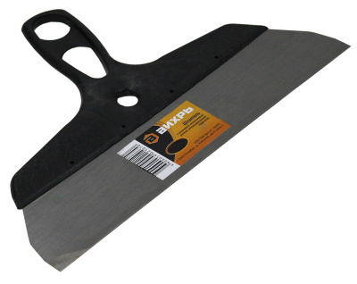 Шпатель нерж.cталь пластиковая рукоятка 350мм Вихрь 