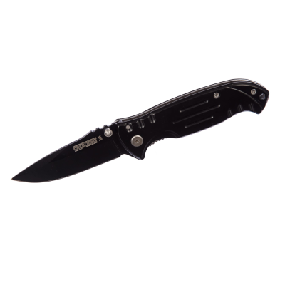 Нож туристический "СЛЕДОПЫТ" с зажимом, дл. клинка 75 мм, на блистере/120/