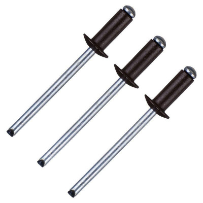Заклепки "MATRIX" 4,0 х 10 мм RAL 8017 (темно-коричневый), 50 шт