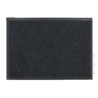 Коврик влаговпитывающий "Ребристый" 40*60 см, черный SUNSTEP