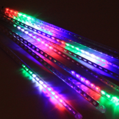 Занавес светодиодный фигурный «Падающие звезды», разноцветный ULD-E2405-240/DTK MULTI IP44 METEOR 