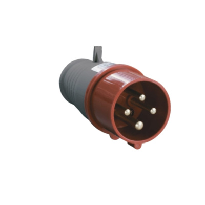 Вилка кабельная 16А 3Р+Е 380В IP44 переносная  014