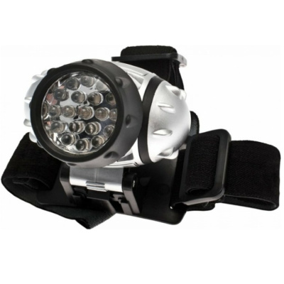 Фонарь налобный KOC-H14-LED, 14 LED, 3 батарейки ААА,  130Lm, Космос