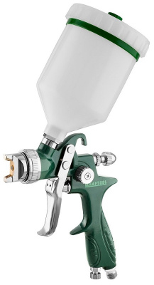 Краскопульт пневматический KRAFTOOL AirKraft, HVLP, c верхним бачком, 1,4мм