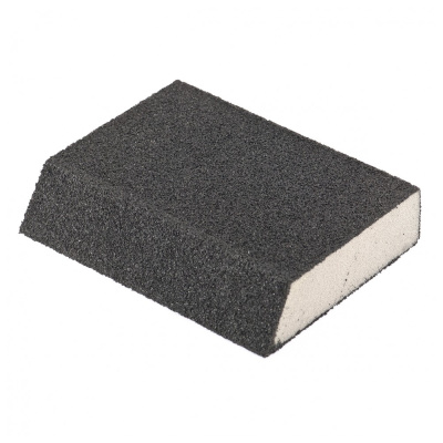 Губка для шлифования, 120 х 90 х 25 мм, трапеция, мягкая, P60// Matrix
