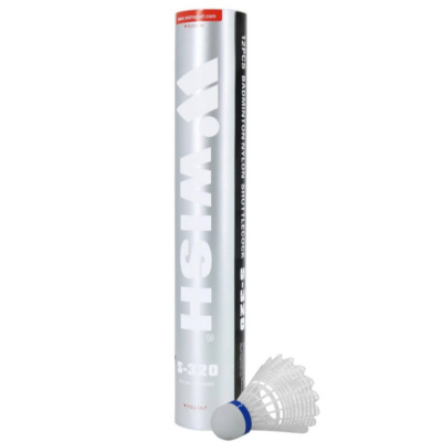 Набор воланов для бадминтона WISH S-320, нейлон (12 штук) 1/100 