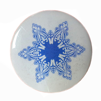 Значок световозвращающий 56 мм СНЕЖИНКА