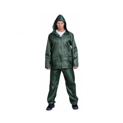 Костюм нейлоновый с ПВХ влагозащитный,  зеленый,  1/20 XXL