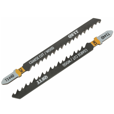 Полотна по дереву, HCS, разведенные, шлифованные зубья 100/74/4 мм (T144DP), 2 шт.