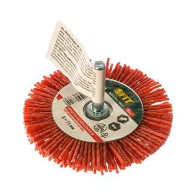 Корщетка-колесо нейлон, д.75мм,80552/1