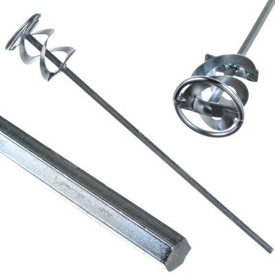 Миксер ЗУБР "ПРОФЕССИОНАЛ" для красок, шестигранный хвостовик, оцинкованный, на подвеске, 60х400мм