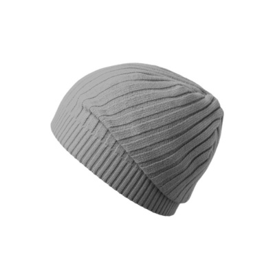 Шапка Stripes, серая