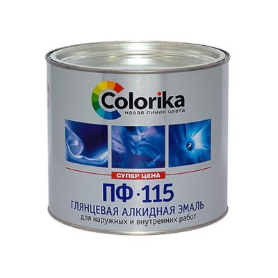 Эмаль ПФ-115 "Colorika" красная 12 кг