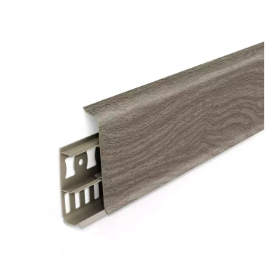 Плинтус напольный 70мм 2,2м "Деконика" Орех серый / 296