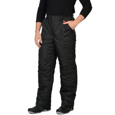 Брюки "СИРИУС-Европа" утепленные черные р. 120-124/158-164