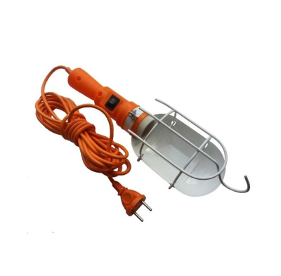 Светильник переносной ЛСУ-1 60вт 25м с выключателем и с решеткой