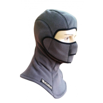 Подшлемник с защитой шеи FLEECE COLLAR Open (серый) (S-M)