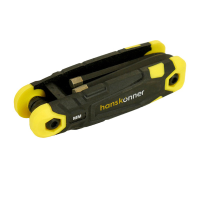 Набор ключей шестигранные S2 8шт 1,5-8мм, склад. кейс Hanskonner HK1045-04-8H 