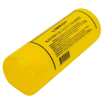 Салфетка  LIMROY из искусственной замши в тубе, маленькая (43х32х2мм)LR-101