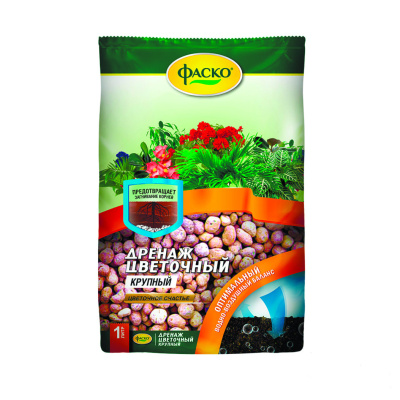 Дренаж 1л керам.крупный ФАСКО