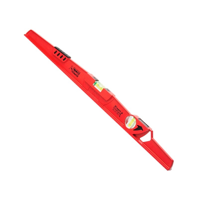 Уровень алюминиевый, 600мм, литой, 2 глазка (1 фронтальный), ударная площадка//MATRIX