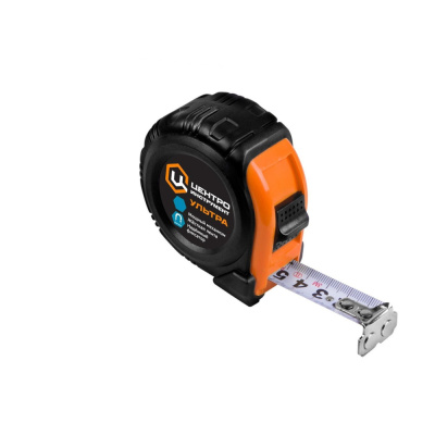 Рулетка Ультра каучук с фиксатором 10мх25мм магнитная