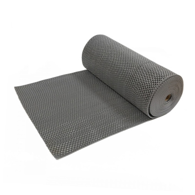 Коврик-дорожка ПВХ "Zig-Zag"  5,5мм 0,9*12м, серый SUNSTEP